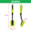 Pine-Sol Scrub Brush, Green, 5 Piece Set 4