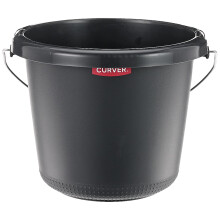 Curver Bucket, Anthracite, 5 Liter capacity, 24 x 24 x 19.5 cm