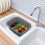 Xowine 4-Pack Plastic Wash Basin Rectangle, Washing up Bowl Basin, Gray 5