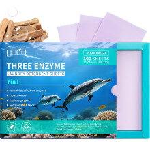 YUCO Eco Laundry Detergent Sheets - No Plastic Jug Concentrated Laundry Detergent, for Deep Cleaning Grament Freshening, Hypoallergenic, Plastic Free