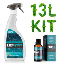 Peppermint Oil Spider Repellent - Make 13 litres Kit (Make 13 litres)