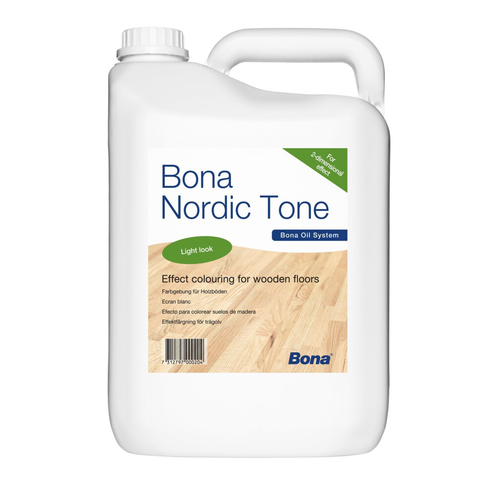 Bona Nordic Tone 5 Litre Wood Floor White Wash Pre Treatement 5051221873626