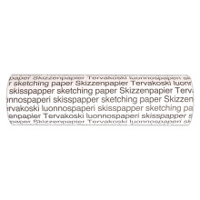 Tervakoski Detail Paper Roll 25gsm, Clear, 297mm x 100m, For Students, Designers, Architects, Pencils, Pens, Markers, Lightweight, Translucent