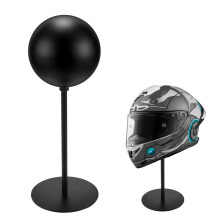 motofans? Helmet Stand Metal, Rotation Metal Stand Desktop Hanger Rack Helmet Stand Display for Motocycle Helmet, Caps,Hat, and Rugby Helmet