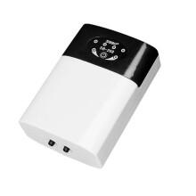 Aquariumluchtpomp met dubbele functie, zuurstofpomp, ultrastille luchtcompressor, oplaadbaar met draagbare USB-oplader, superstille aquariumbeluchter