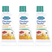 Dr. Beckmann Stain Devil Greasy & Sauces | Special Stain Remover Against Grease Stains, Chocolate Stains and Much More | 3 x 50 ml