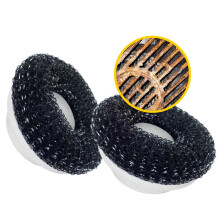 Synoshi Steel Brush Heads (2 Units) for Electric Cleaning Brush | Designed for Heavy-Duty Cleaning Tasks