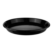 Riess Classic Pizza Tray, Enamel, Black, 28