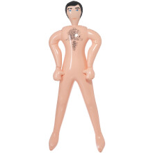 Smiffys Inflatable Blow-Up Doll, Male, Pink 140cm/55in, Hen & Stag Night Fancy Dress, Adult Dress Up Hen & stag/adult items