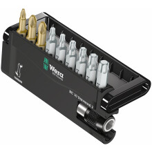 Wera Bit-Check 10 Universal 2 Bit Set, PZ/TORX?, 10pc, 05134200001