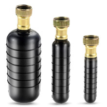 DRELD 3Pcs Drain Cleaning Bladders Kit Fits 1" to 6" Pipes ? Water-Powered Unclogger for Stubborn Blockages in Sewer Lines, Bathroom Sinks, Showers &