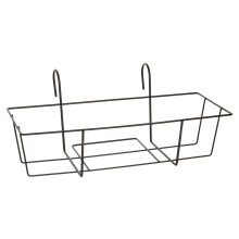 Dehner Metal Wall Bracket for flower boxes Trixie for the Balcony, approx. 55 x 31 x 24 CM