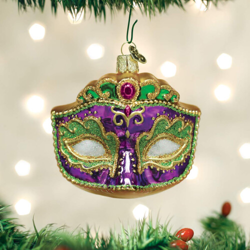 Old World Christmas Mardi Gras Mask 1