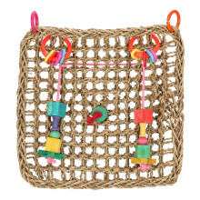 Safe And Engaging Design Foraging Wall Toy Bird-Safe Components Natural Design For Medium And Large Pet Birds Seeking Mental Stimulation