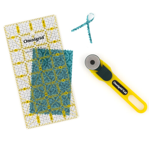 Omnigrid Prym 4 x 8-inch Universal Ruler with inch Grid Scale 1