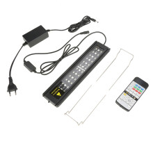 Lampe LED ultra-lumineuse pour aquarium, longue durée de vie, spectre complet, luminosité réglable, économe en énergie, design fin et élégant,