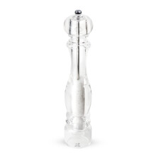 Peugeot - Nancy Manual Salt Mill - Transparent Adjustable Grinder for Rock Salt - Acrylic, Clear, 38cm