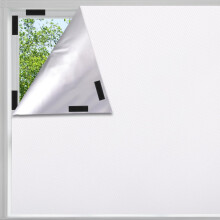 Window Blackout 300x148cm 420D Oxford Blackout Film with Velcro Without Drilling Sun Protection Heat Protection Blackout Fabric Protagonable Travel