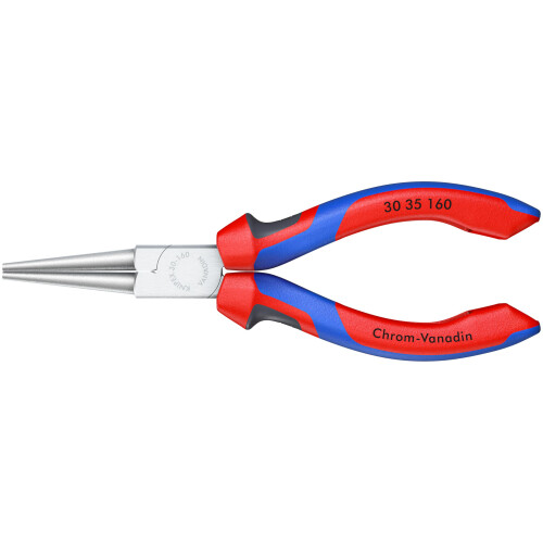 Knipex KNIPEX Tools - Long Nose Pliers, Round Tips, Multi-Component (3035160)