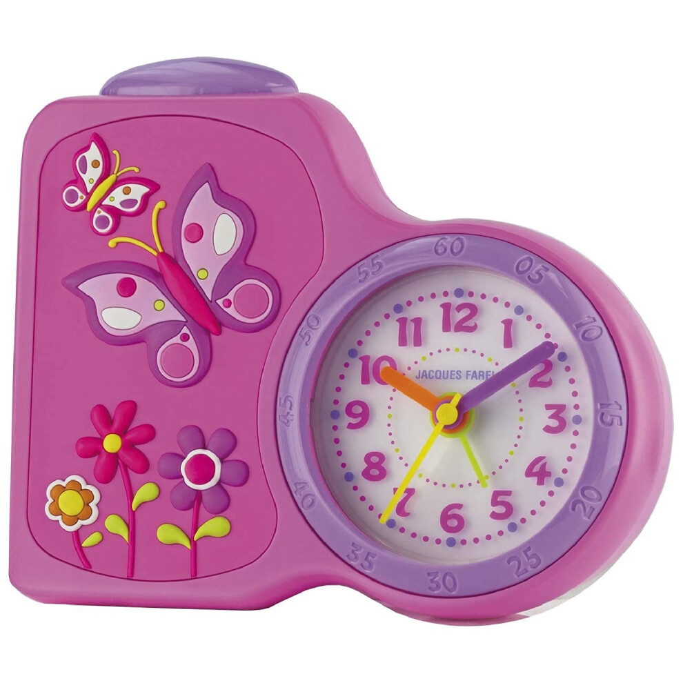 Acb711 Childrens Alarm Clock Butterfly Jacques Farel