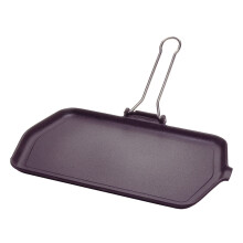 Ilsa Marinella Rectangular Grill pan Made of Rust-Proof cast Iron, 36 x 23 cm