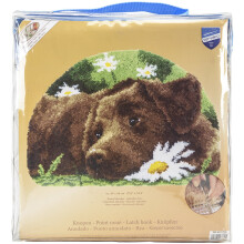 Vervaco Latch Hook Rug:Labrador, Multi-Colour