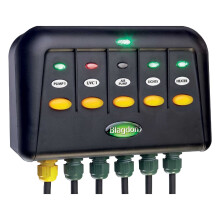 Blagdon 1040235 Powersafe Garden & Pond Safe Weatherproof Electrical Switch Box, 5 Outlet, Black