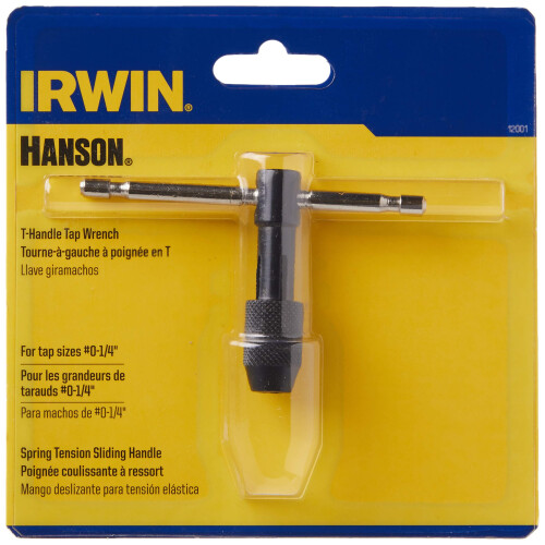 IRWIN Tools T-Handle 1/4-Inch Capacity Tap Wrench (12001) 1