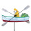 Premier Kite PKGIFM18 Wind Vane Boot S?nder, Multi, 45 x 21.6 x 100 cm 1
