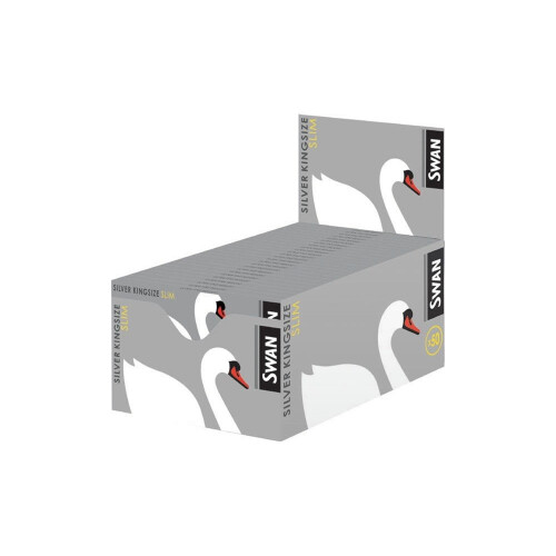 Swan Swan Silver King Size Slim 50pks/Box