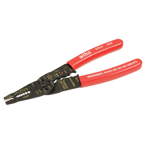 Wiha Wire 5-in-1 Combination Strippers & Crimpers 1