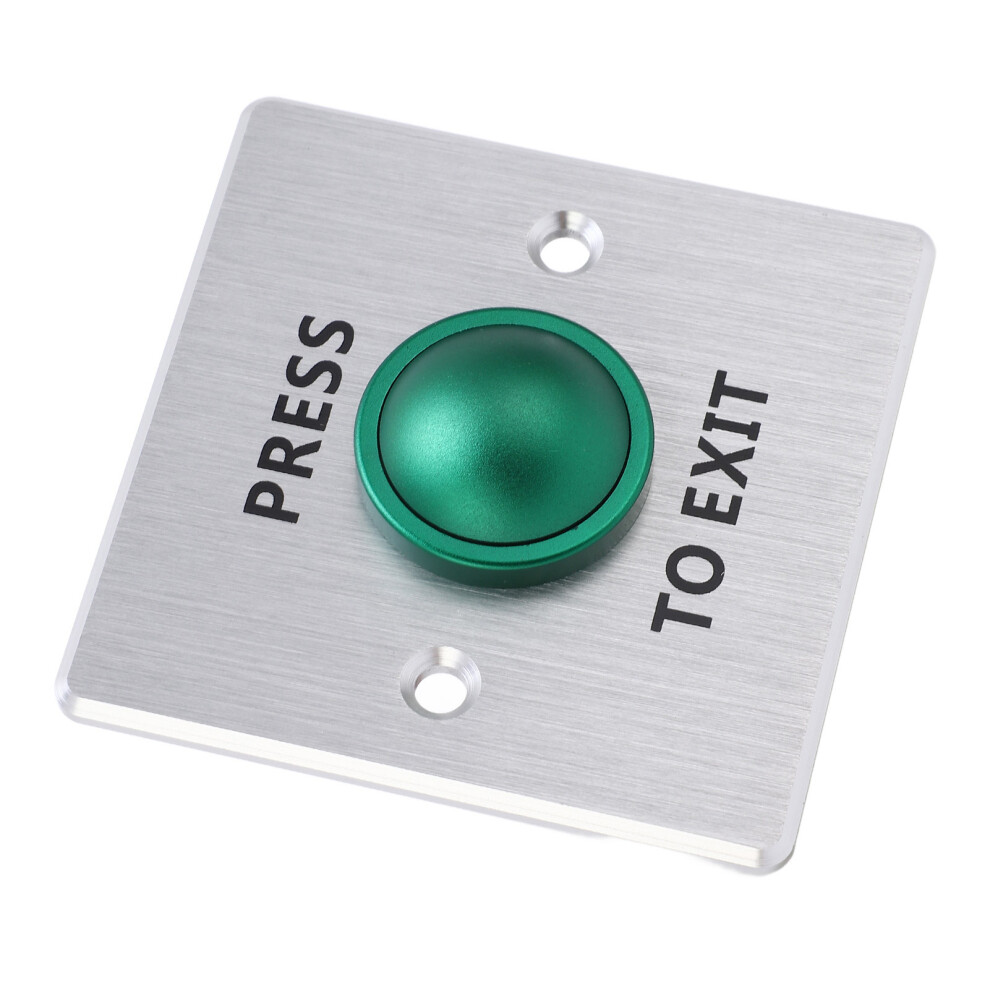 Stainless Steel 12-24V Push Exit Door Release Button, 86X86mm 4961380880568