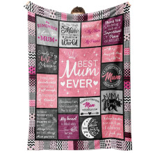 PRSTENLY Mum Birthday Gifts, 60 * 50in Fleece Blanket Mum Gifts, Gifts For Mum Mummy on Mother Day Birthday Christmas Anniversary, Presents for Mum