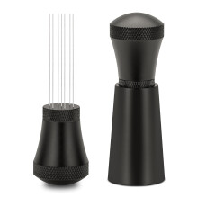 APTSPADE WDT Tool, WDT Tool Espresso Distribution Tool, 0.3mm Stainless Steel 7 Needles WDT Tool Coffee Stirrers Distributor with Stand for Barista,