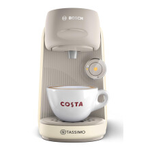 Tassimo by Bosch Finesse Friendly Pod Coffee Machine in Cream TAS167PGB with INTELLIBREW and IntensityBoost, Compatible with 50 Different Beverages