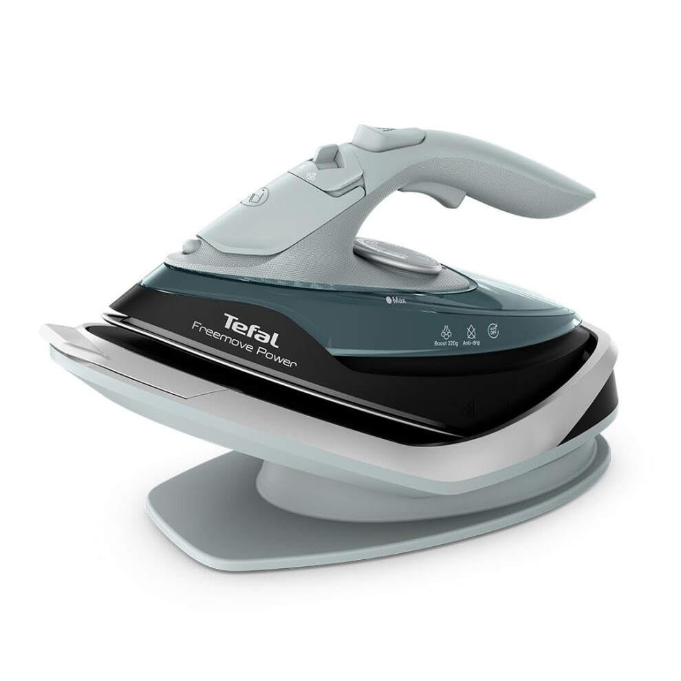 Photos - Iron Tefal Freemove Power FV6672G0 Cordless Steam ? 2600W, 40g/min Continuous Steam, 220g Steam Boost, 11-Second Recharge, L