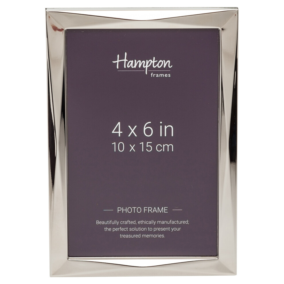 Hampton Frames Photo Frame, 4X6 (10X15cm) Silver 5051222001196