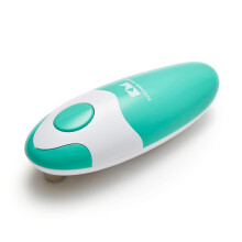 Kitchen Mama Auto Electric Can Opener : Open Your Cans with A Simple Press of Button - Automatic, Hands Free, Smooth Edge, Food-Safe, Battery