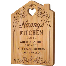 Giftasy Nanny Gifts, Nanny Birthday Gifts - Unique Nanny Kitchen Cutting Board, Gifts for Nanny from Grandchildren, Present for Nanny on Birthday