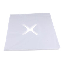 200 Pack Disposable Face Cradle Covers Soft Nonwoven Massage Table Headrest Sheets for Spa Salon