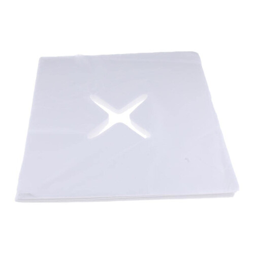 200 Pack Disposable Face Cradle Covers Soft Nonwoven Massage Table Headrest Sheets for Spa Salon