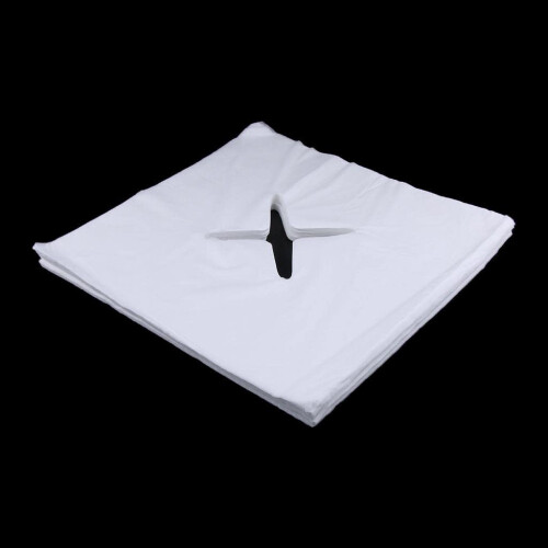 200 Pack Disposable Face Cradle Covers Soft Nonwoven Massage Table Headrest Sheets for Spa Salon 1