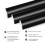 TECKWRAP Permanent Adhesive Vinyl 12" x 10ft, Matte Black 2