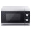 Sharp SHARP YC-MS01U-S Compact 20 Litre 800W Manual control Microwave, 5 power levels, defrost function, LED cavity light - Silver 3