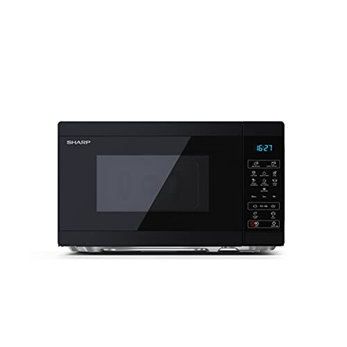 Sharp SHARP YC-MS02U-B Compact 20 Litre 800W Digital Microwave, 11 power levels, ECO Mode, defrost function, LED cavity light - Black 1