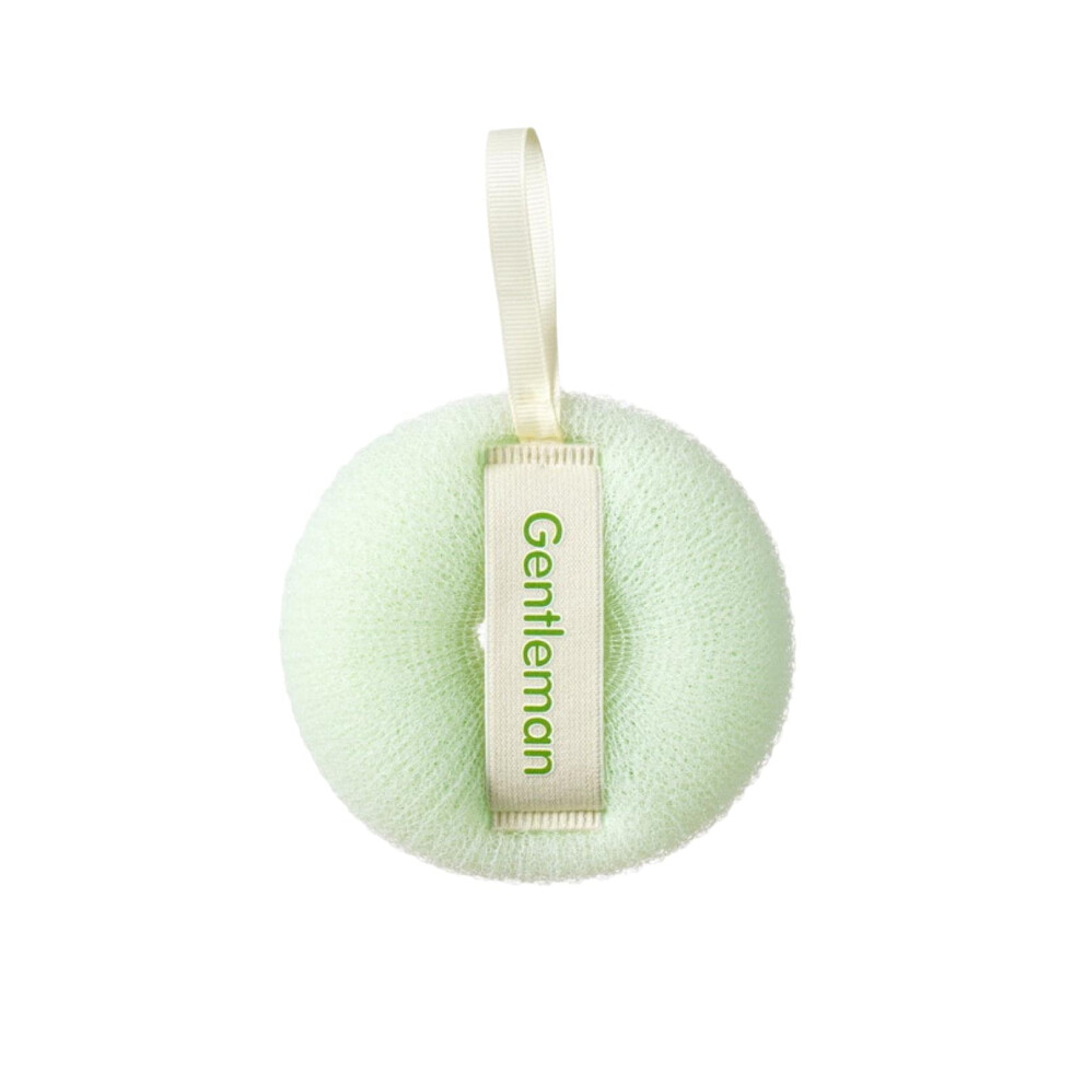 Bath Loofah Shower Body Scrubber Soft Mesh Puff for Gentle Exfoliation with Hanging Cord