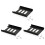 3X Hard Disk Bracket 2.5 to 3.5 Hard Disk Cage Hard Disk Bracket Multi-Function Solid State Drive SSD Bracket 1