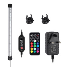 LED-akvarielampa Undervattenslampa för fisktank Dränkbar RGB-akvarielampa med fjärrkontroll IP68 Vattentät Färgskiftande akvarielampa för