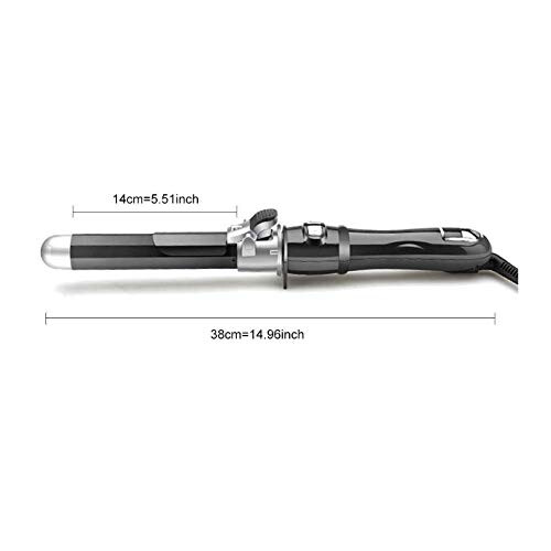 Automatic Hair Curler with 360 Rotating Ceramic Barrel, Adjustable Temperature and LED Display 2