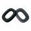 1 paire de coussinets d'oreille de-Simili cuir chacun 6